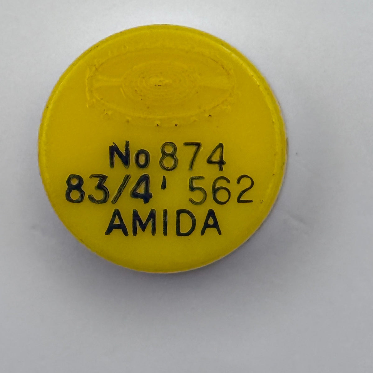 Amida 562 Balance Wheel Complete And Spring 8¾’’’ 874 Watch Movement Parts NOS