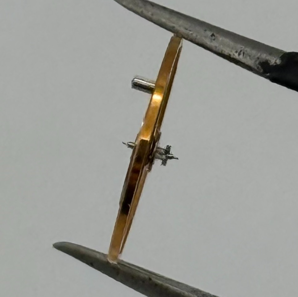 AS 1649 Balance Wheel Complete And Spring 11½’’’ 1563 Watch Movement Parts NOS