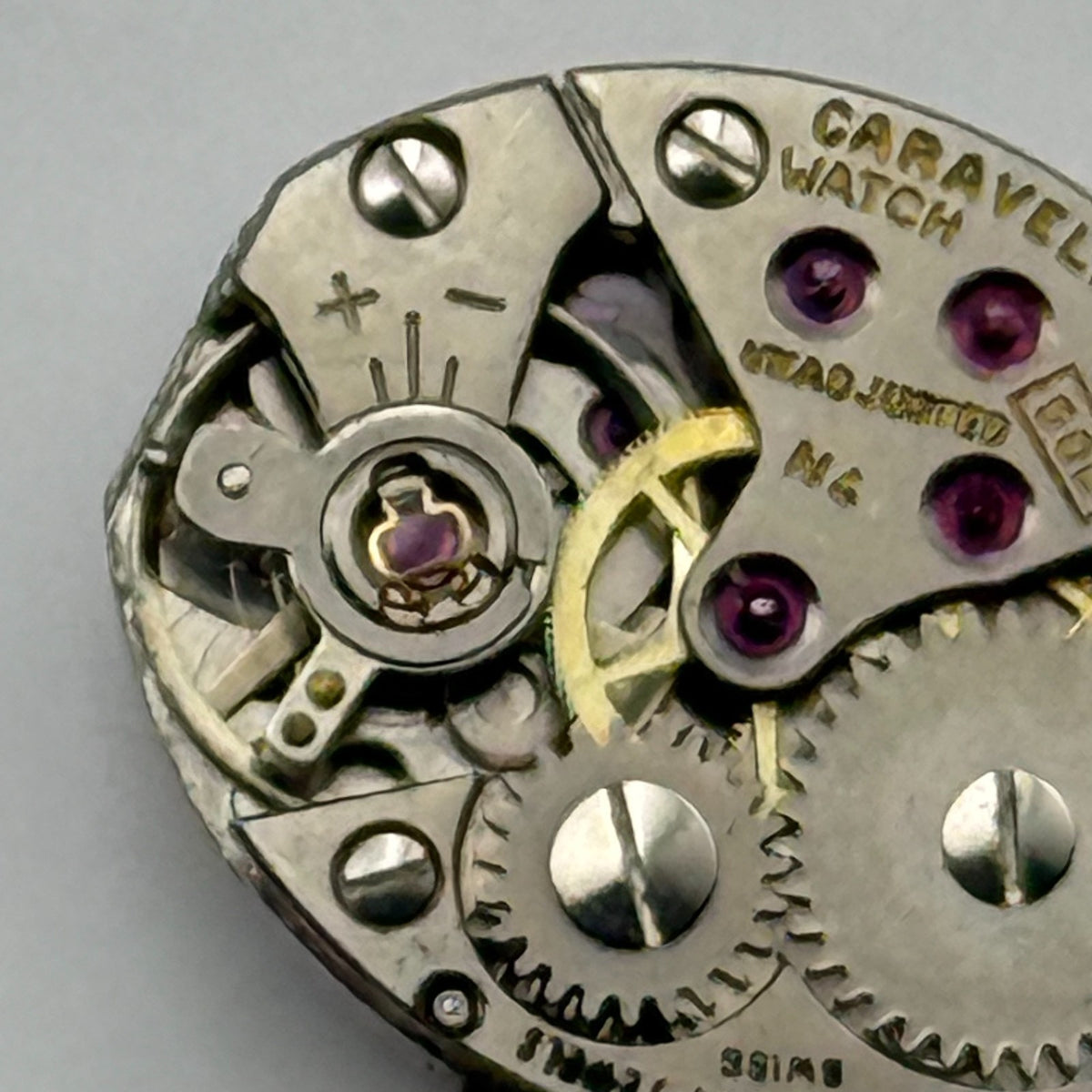 FEF 6630 Watch Movement Caravelle 17 Jewels Swiss Manual Wind Parts Repair 13mm
