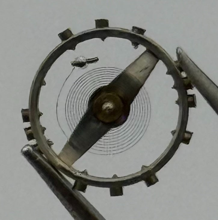 AS 655 Balance Wheel Complete And Spring 5¼’’’ Renata 22 Watch Movement Parts