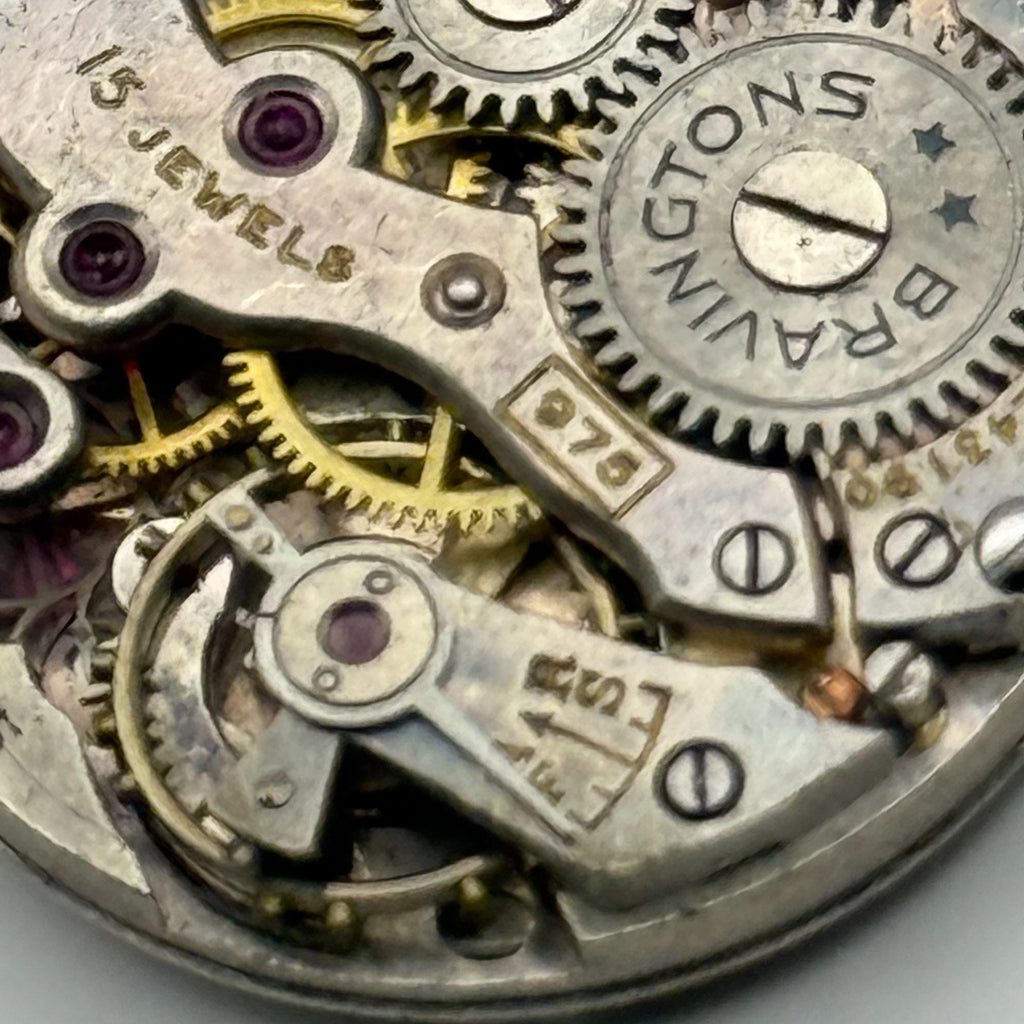 Bravingtons 975 Watch Movement Renown Sub Seconds Manual Vintage Parts 21.9mm