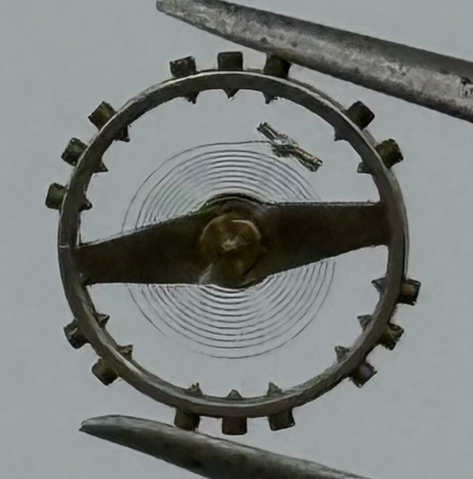 FEF 430 6600 Balance Wheel Complete And Spring Renata 943 M Watch Movement Parts