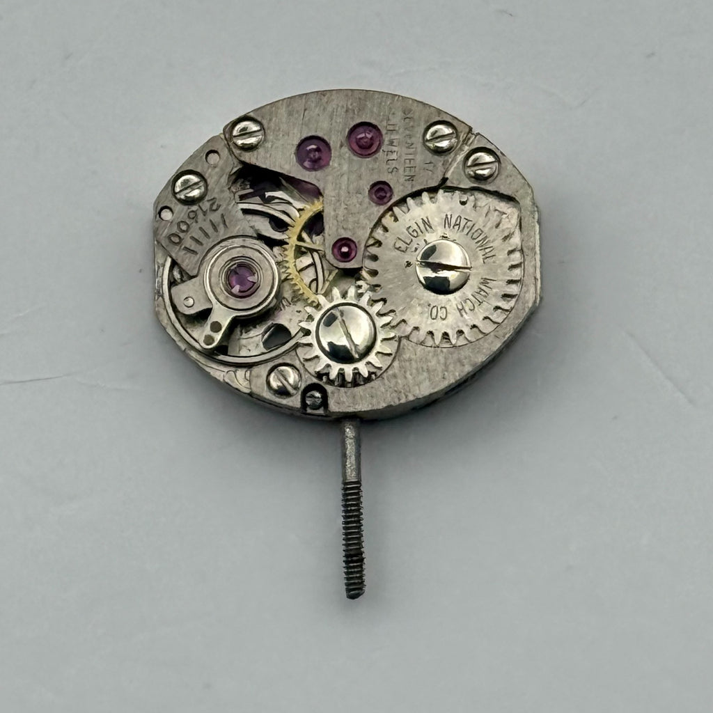 PUW 1175 Watch Movement Elgin Watch 17J Swiss Manual Wind Parts Repair 12.9mm