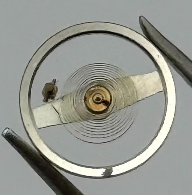 Brac 2051 Balance Wheel Complete And Spring 5½’’’ 69 M Watch Movement Parts NOS