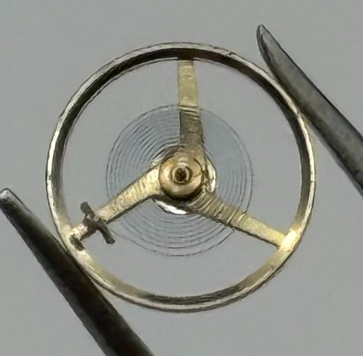 FHF 59-21 Balance Wheel Complete And Spring Renata 1353 Watch Movement Parts NOS