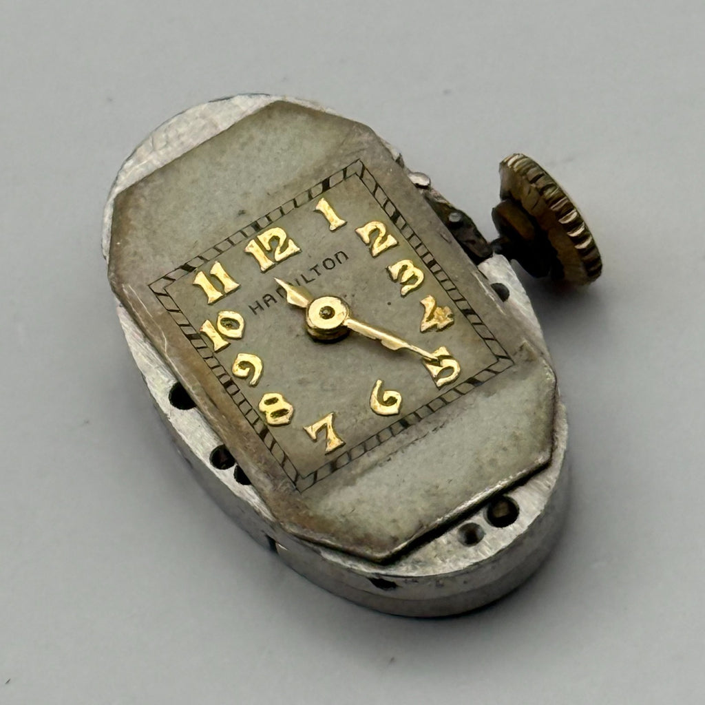 Hamilton 995A Watch Movement 17 Jewels USA Manual Wind Parts Repair 12.6mm