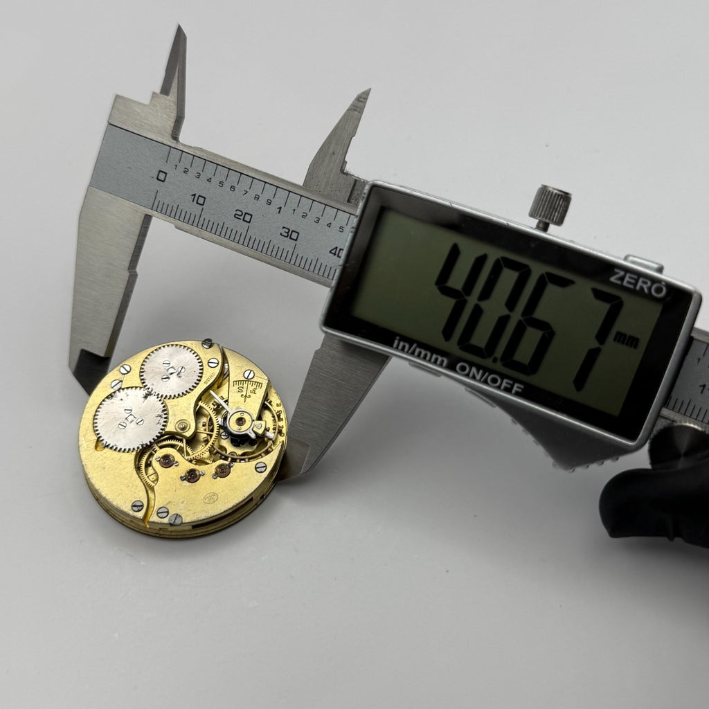 IWC Peerless Pocket Watch Movement Open Face High Grade S&Co Parts 39.9mm
