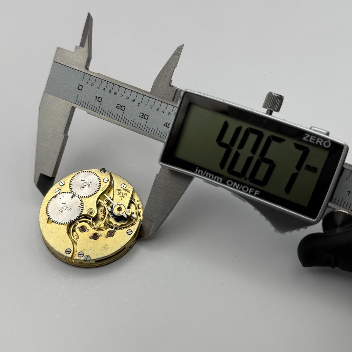 IWC Peerless Pocket Watch Movement Open Face High Grade S&Co Parts 39.9mm