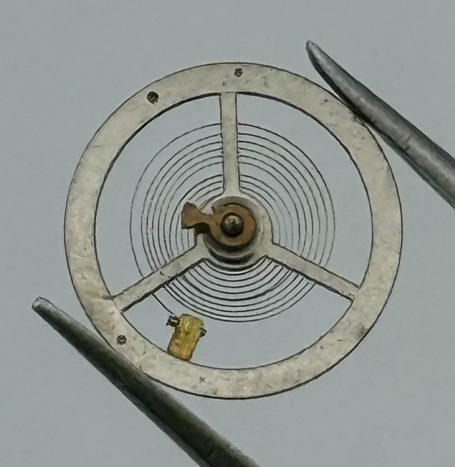 Brac 180 Balance Wheel Complete And Spring 12’’’ Pour Watch Movement Parts NOS