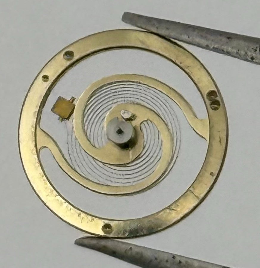 RL 7013 Balance Wheel Complete And Spring 10½’’’ 4884 Watch Movement Parts NOS