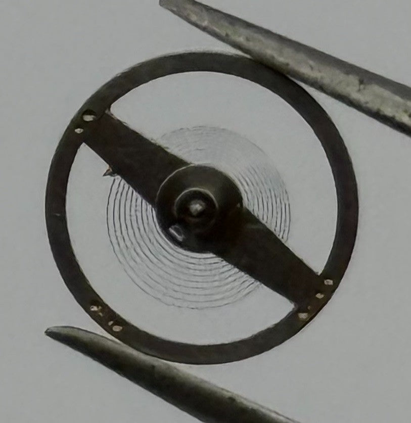 EB 1226 Special Balance Wheel Complete And Spring 8¾’’’ Watch Movement Parts NOS