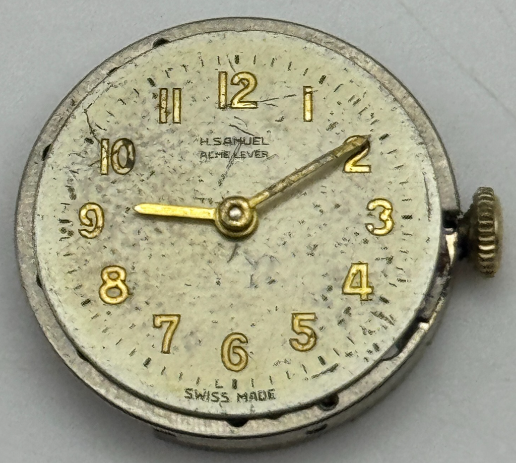 Cal 357 Watch Movement - H Samuel Acme Lever - For Parts / Repair - 19.7mm
