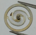 RL 7013 Balance Wheel Complete And Spring 10½’’’ 1367 Watch Movement Parts NOS