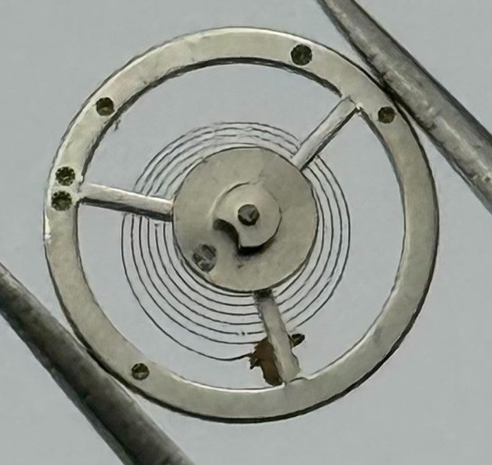 BFG 800 Balance Wheel Complete And Spring Bergeon 117 Watch Movement Parts NOS