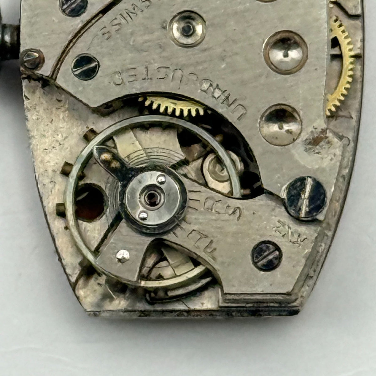 Kelton Model AL 10 Watch Movement Central Timex M10 Swiss 7 Jewels Parts 16.2mm