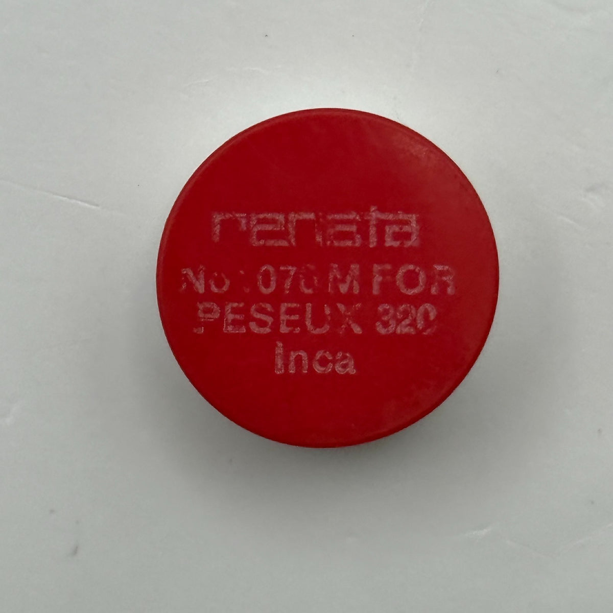Peseux 320 Balance Wheel Complete And Spring Renata 1076 M Watch Movement Parts