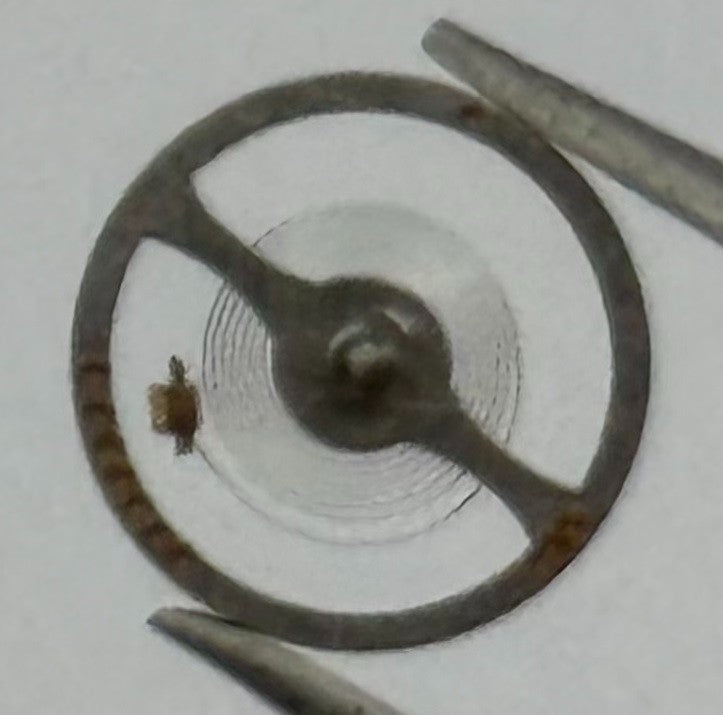 Oris 410 Balance Wheel Complete And Spring 5¼’’’ 330 M Watch Movement Parts NOS