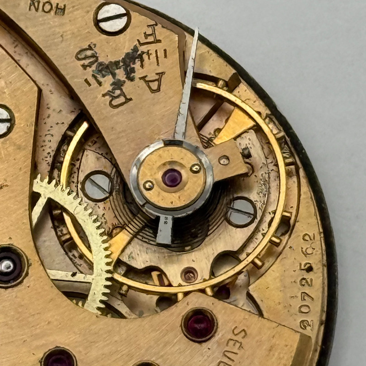 Tissot 38.2 Pocket Watch Movement Open Face 17 Jewels Sub Seconds Parts 38.2mm