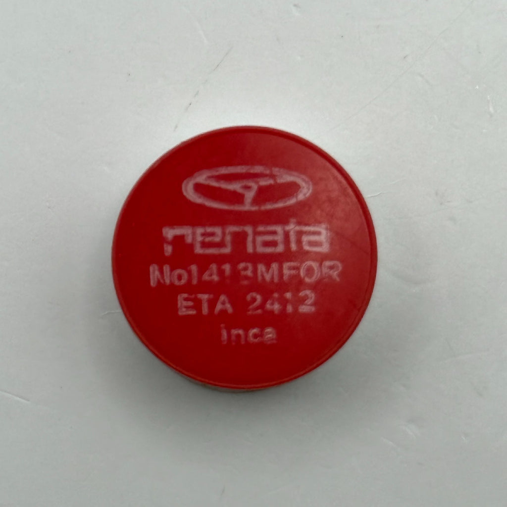 ETA 2412 Balance Wheel Complete And Spring Renata 1413 Watch Movement Parts NOS