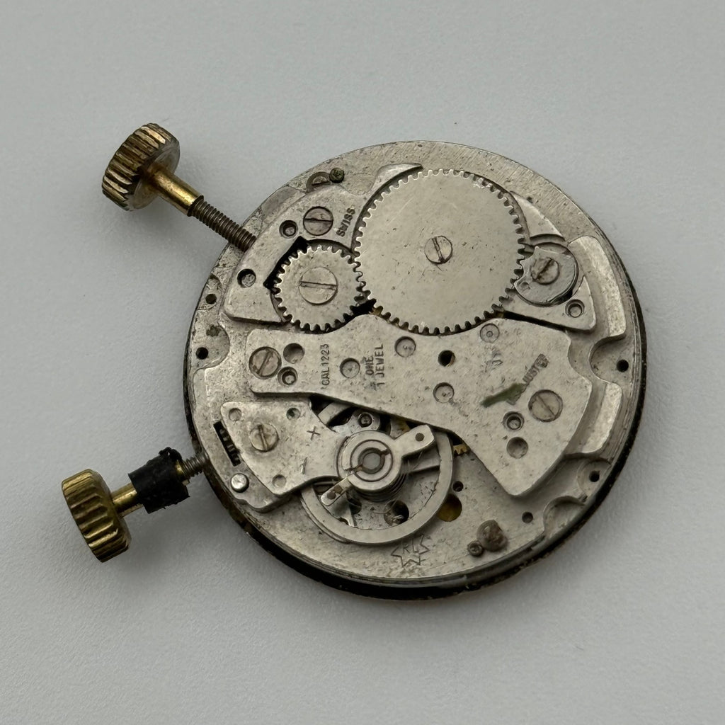 Ronda 1233 Alarm Watch Movement - For Parts / Repair