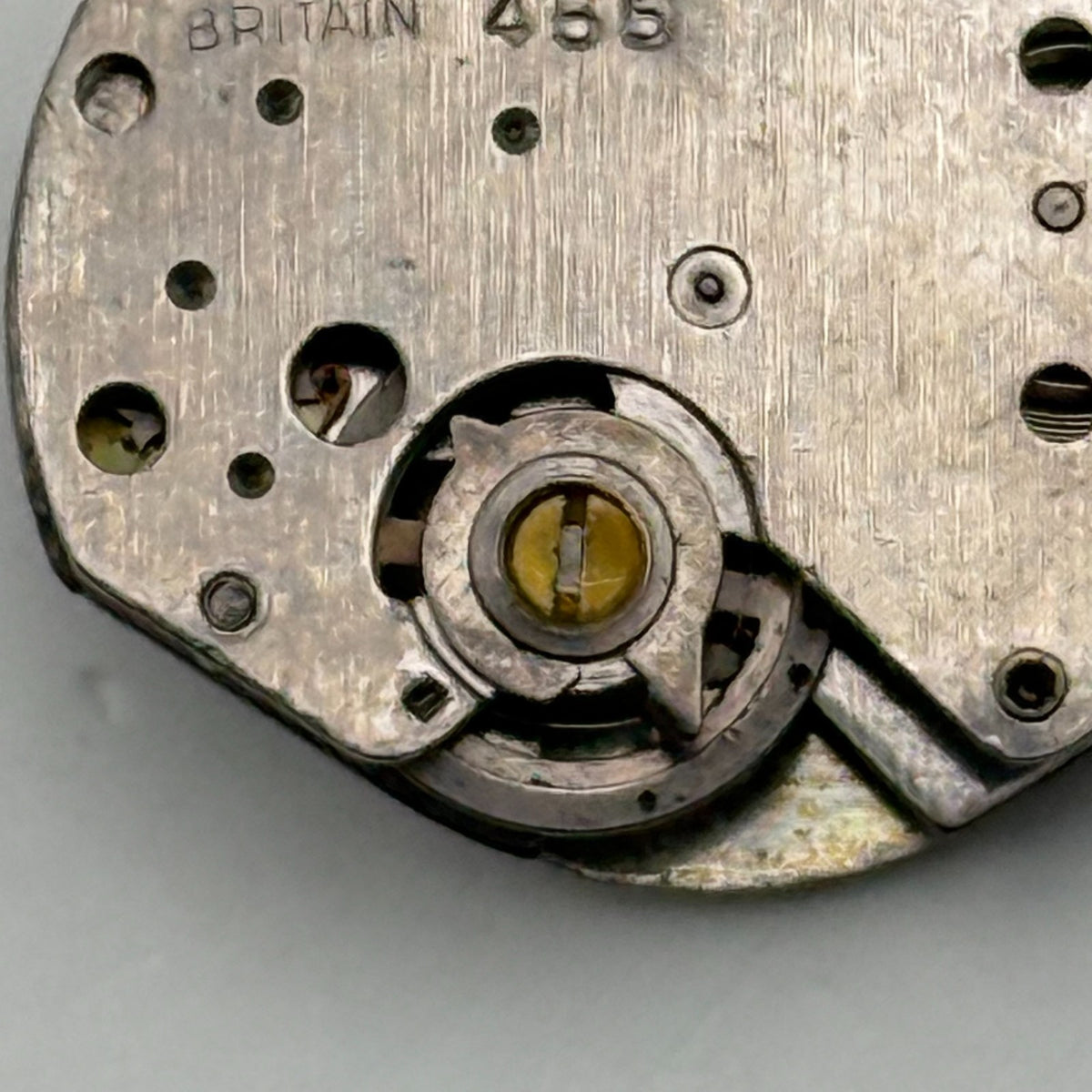 Timex 456 Watch Movement Great Britain Vintage Manual Wind Parts Repair 18mm