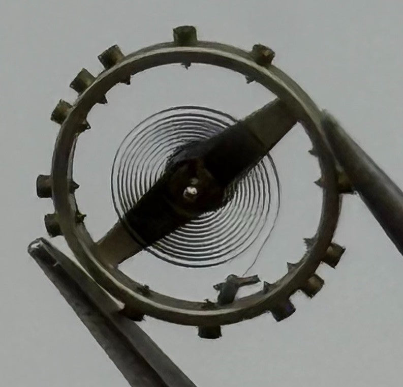 AS 1051 Balance Wheel Complete And Spring 5¼’’’ 34 M Watch Parts NOS