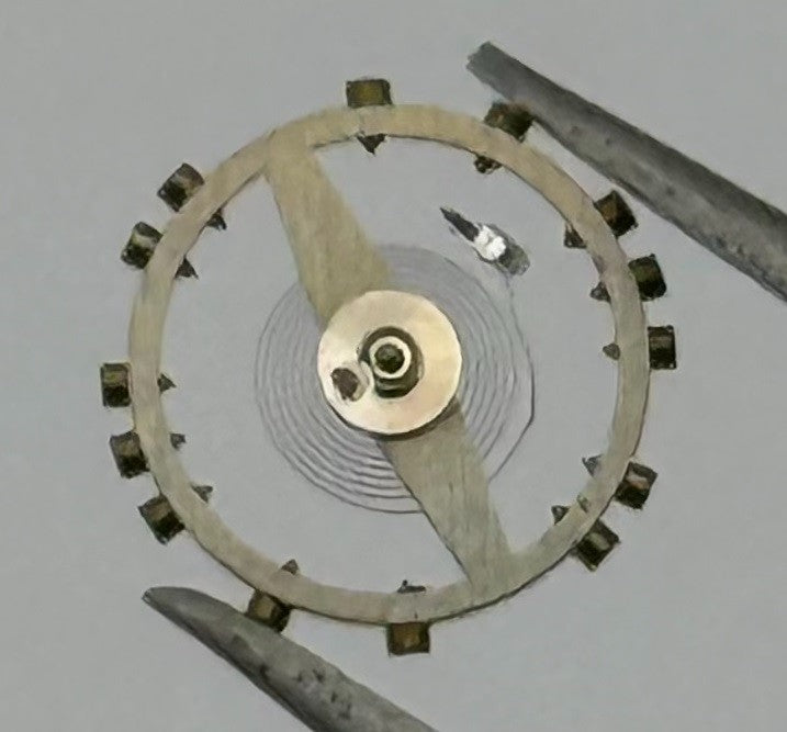 FEF 370 Balance Wheel Complete And Spring Renata 1169 Watch Movement Parts NOS