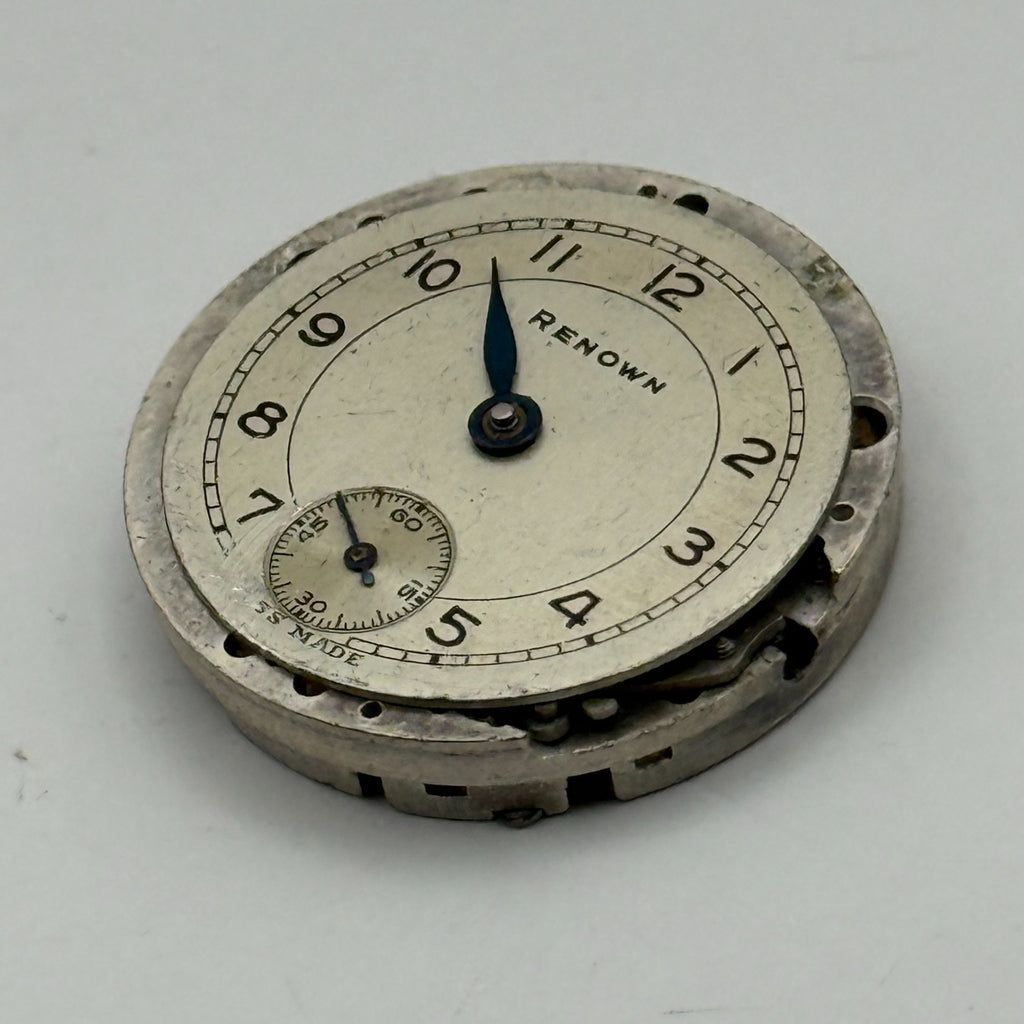 Bravingtons 975 Watch Movement Renown Sub Seconds Manual Vintage Parts 21.9mm