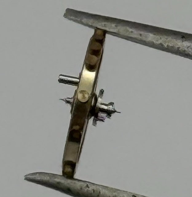 PUW 70 73 Balance Wheel Complete And Spring 5’’’ Renata 517 Watch Movement Parts