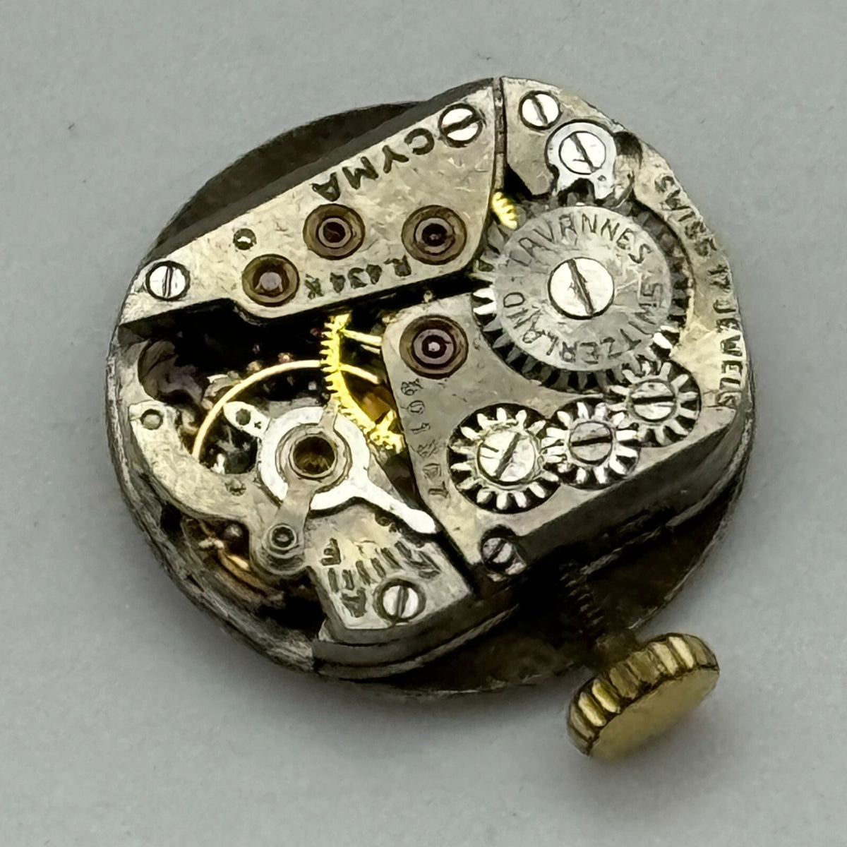 Cyma 434K Watch Movement - Tavannes Ladies - For Parts / Repair - 11.6mm
