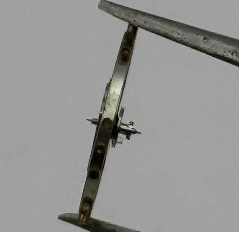 Peseux 320 Balance Wheel Complete And Spring Renata 1448 M Watch Movement Parts