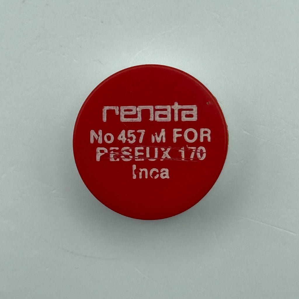 Peseux 170 Inca Balance Wheel Complete And Spring 457 Watch Movement Parts NOS