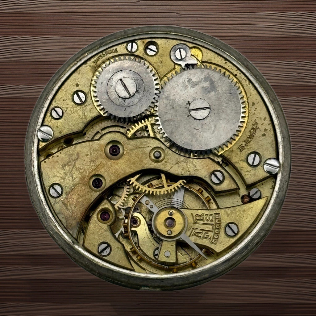 Borgel Trench Watch Movement - 15 Jewels - For Parts / Repair - 31.5mm