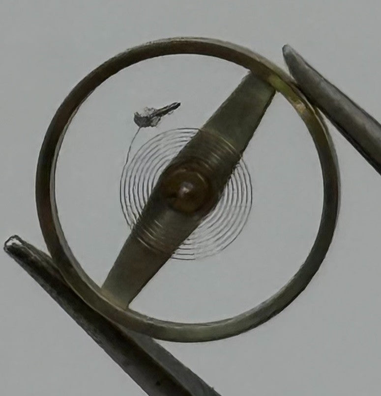 Amida 580 585 Balance Wheel Complete And Spring Renata 1389 Watch Movement Parts