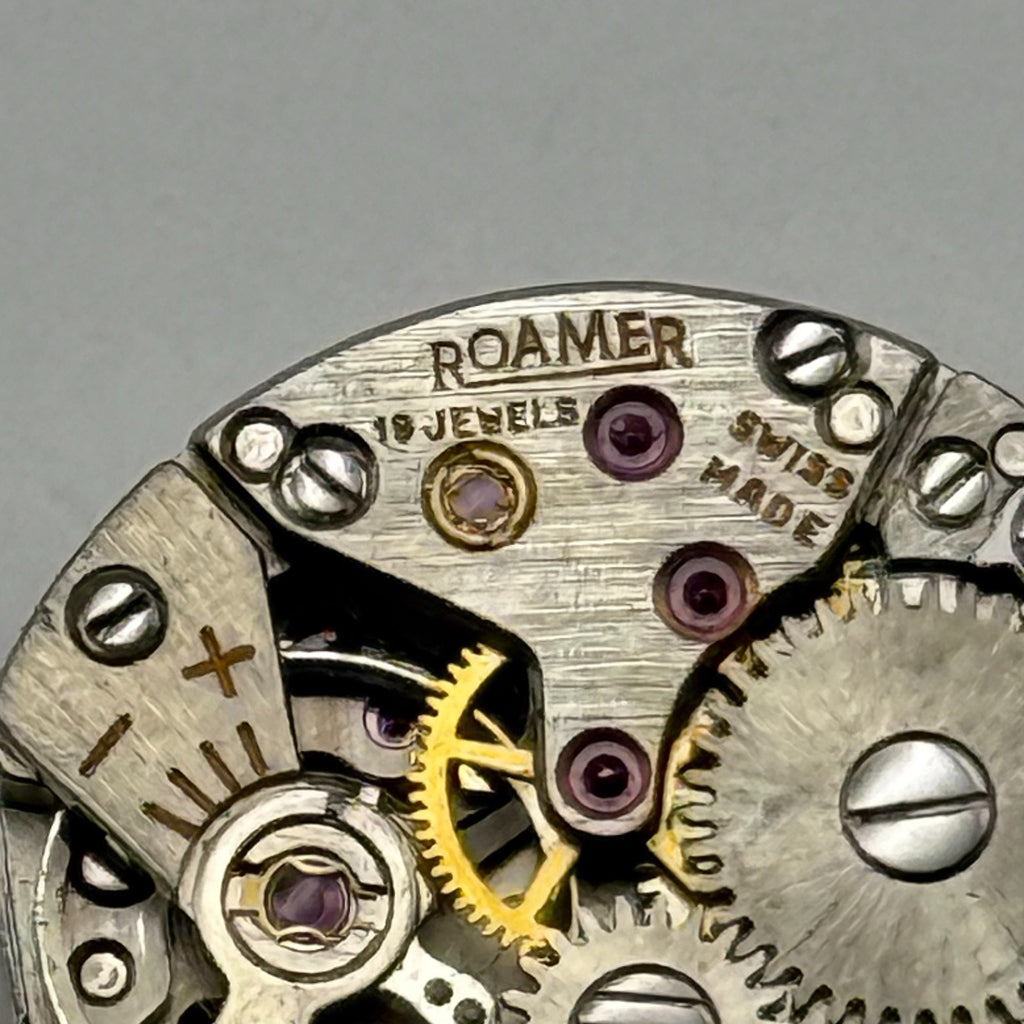 MST 466 Watch Movement Roamer 19 Jewels Swiss Manual Wind Parts Repair 13.1mm