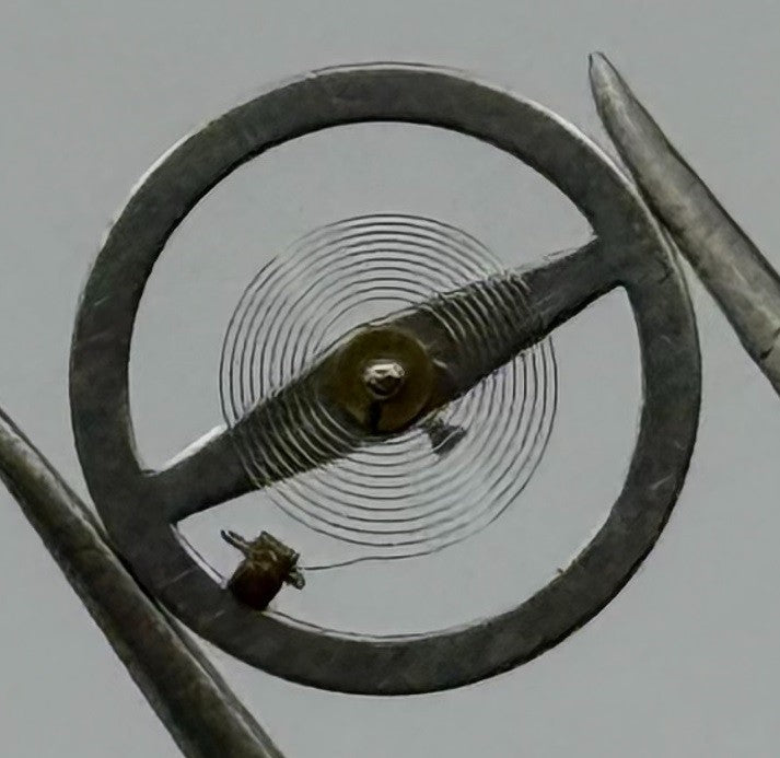 OC R7 Balance Wheel Complete And Spring 10½’’’ 1534 Watch Movement Parts NOS