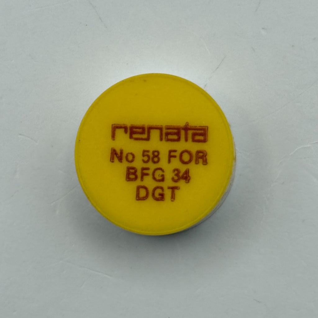 BFG 34 DGT Balance Wheel Complete And Spring Renata 58 Watch Movement Parts NOS