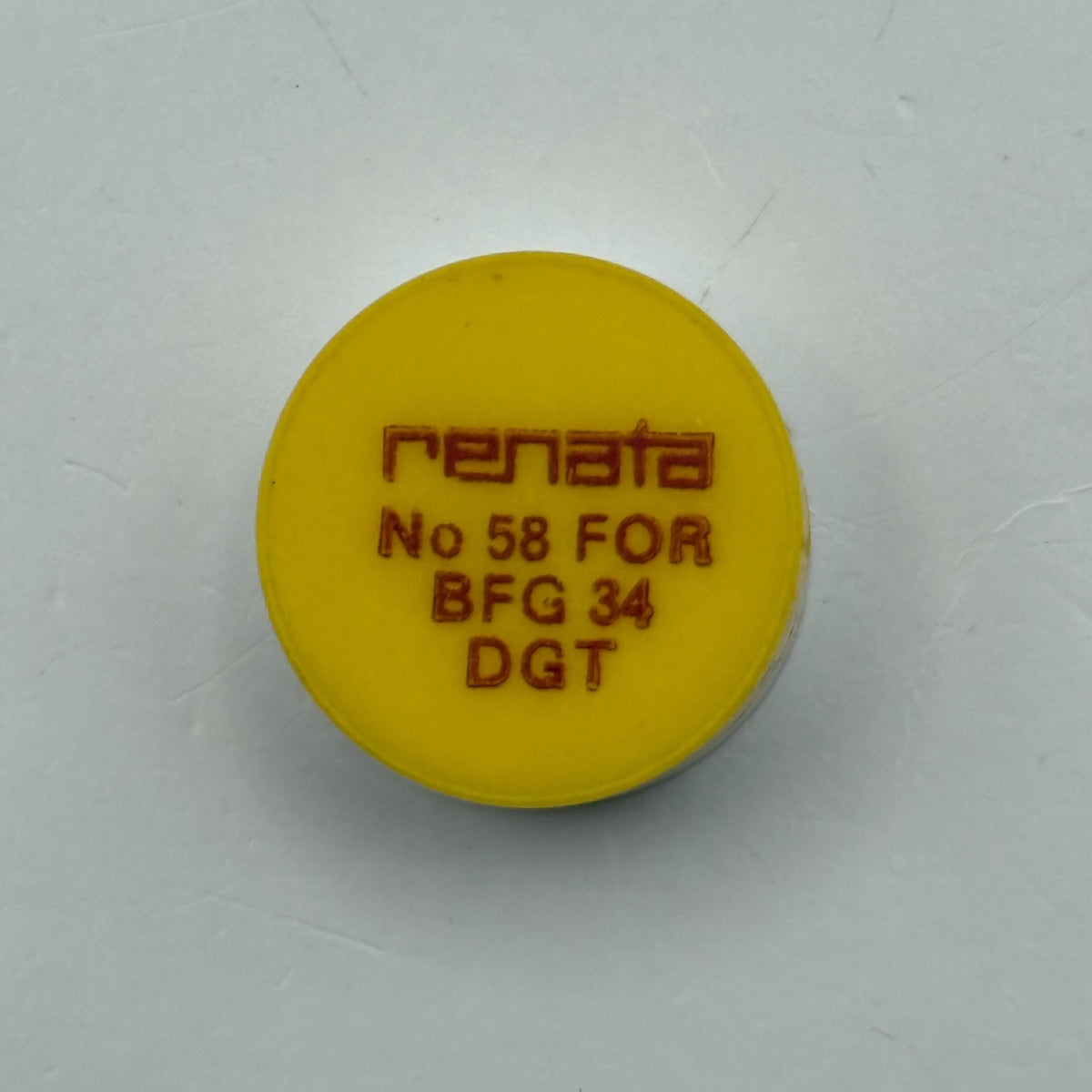 BFG 34 DGT Balance Wheel Complete And Spring Renata 58 Watch Movement Parts NOS