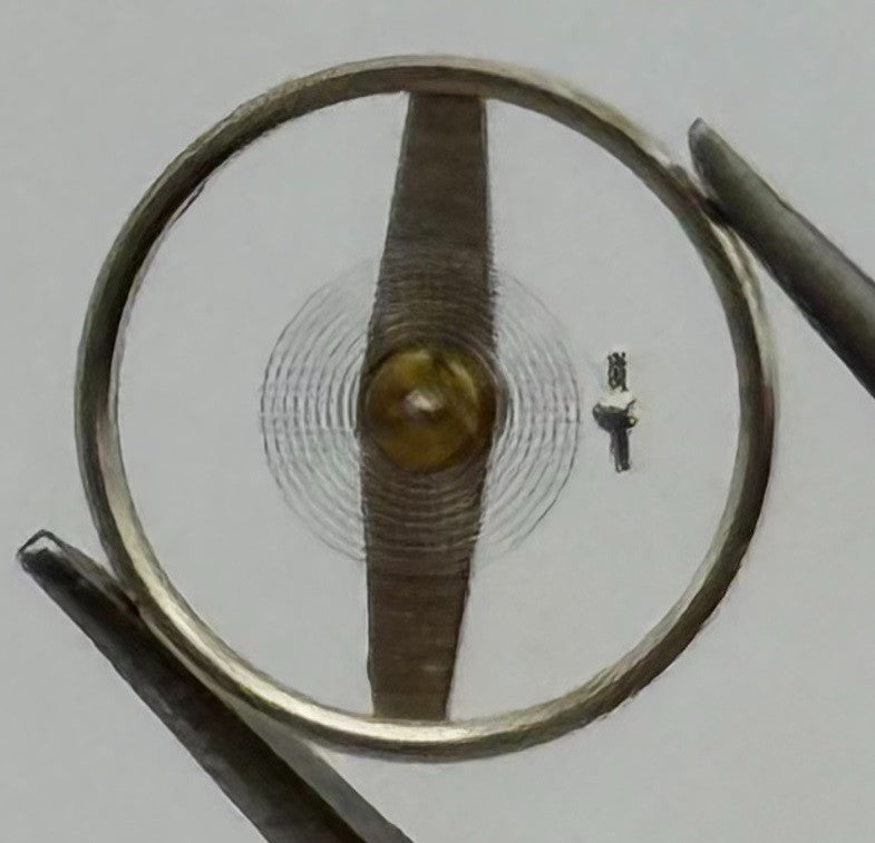 Amida 580 Balance Wheel Complete And Spring 6¾x8’’’ 5102 Watch Movement Parts
