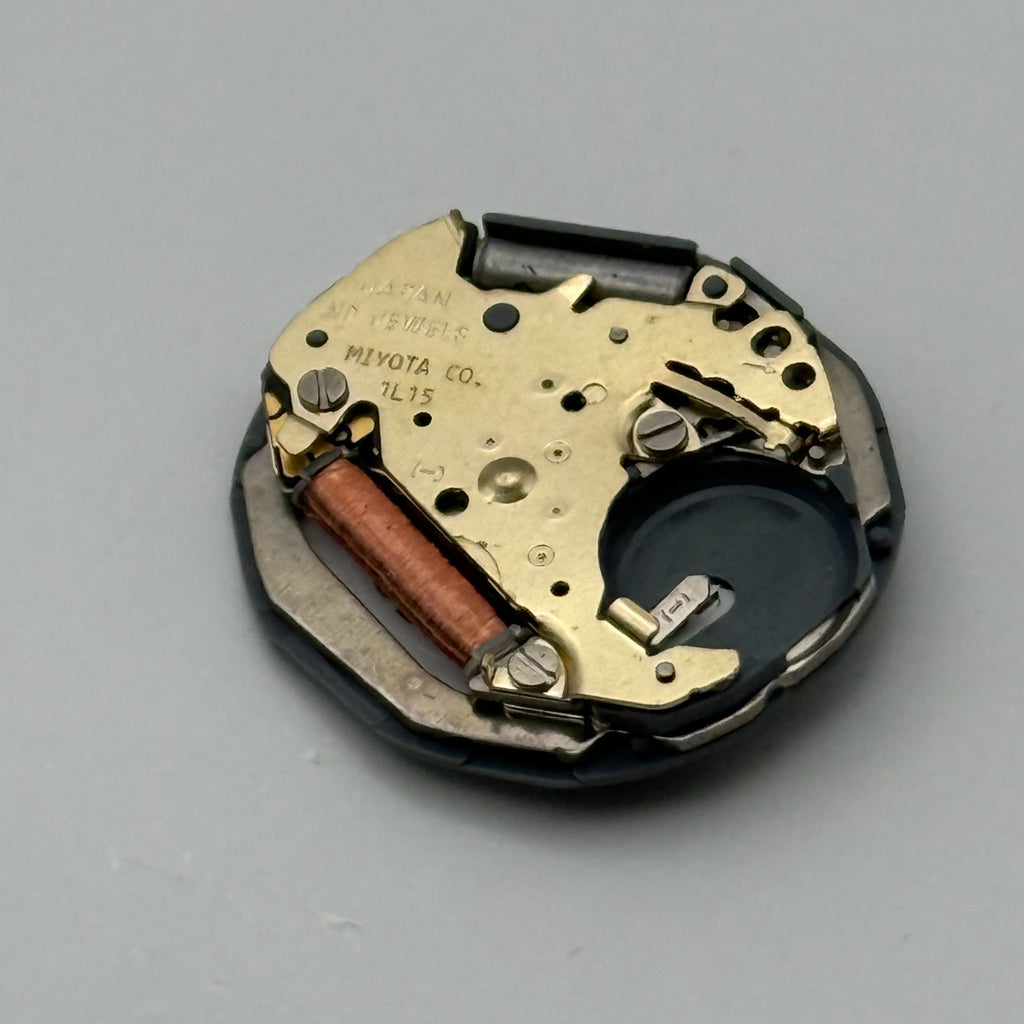 Miyota 1L15 Watch Movement Quartz Japan Untested Parts Repair Spares 16.1mm