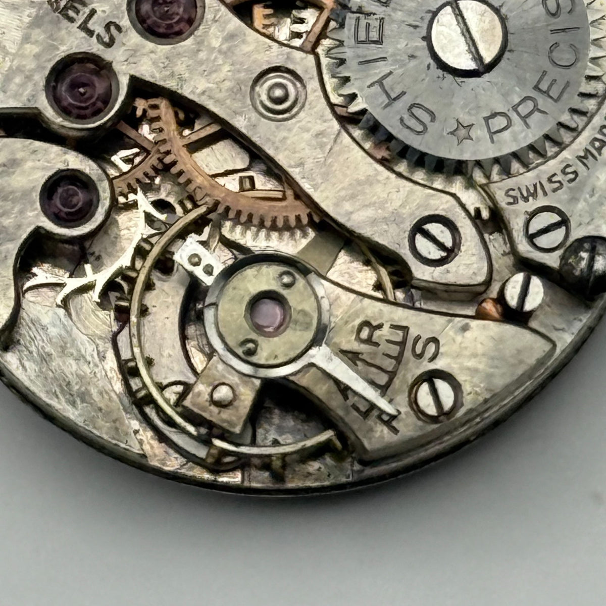 Maru Watch Movement Shield Precision 15 Jewels Swiss Manual Wind Parts 23.2mm