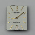 Seiko 7N39-6B68 Watch Dial Presage Rectangular White Spare Parts Repair 21.9mm