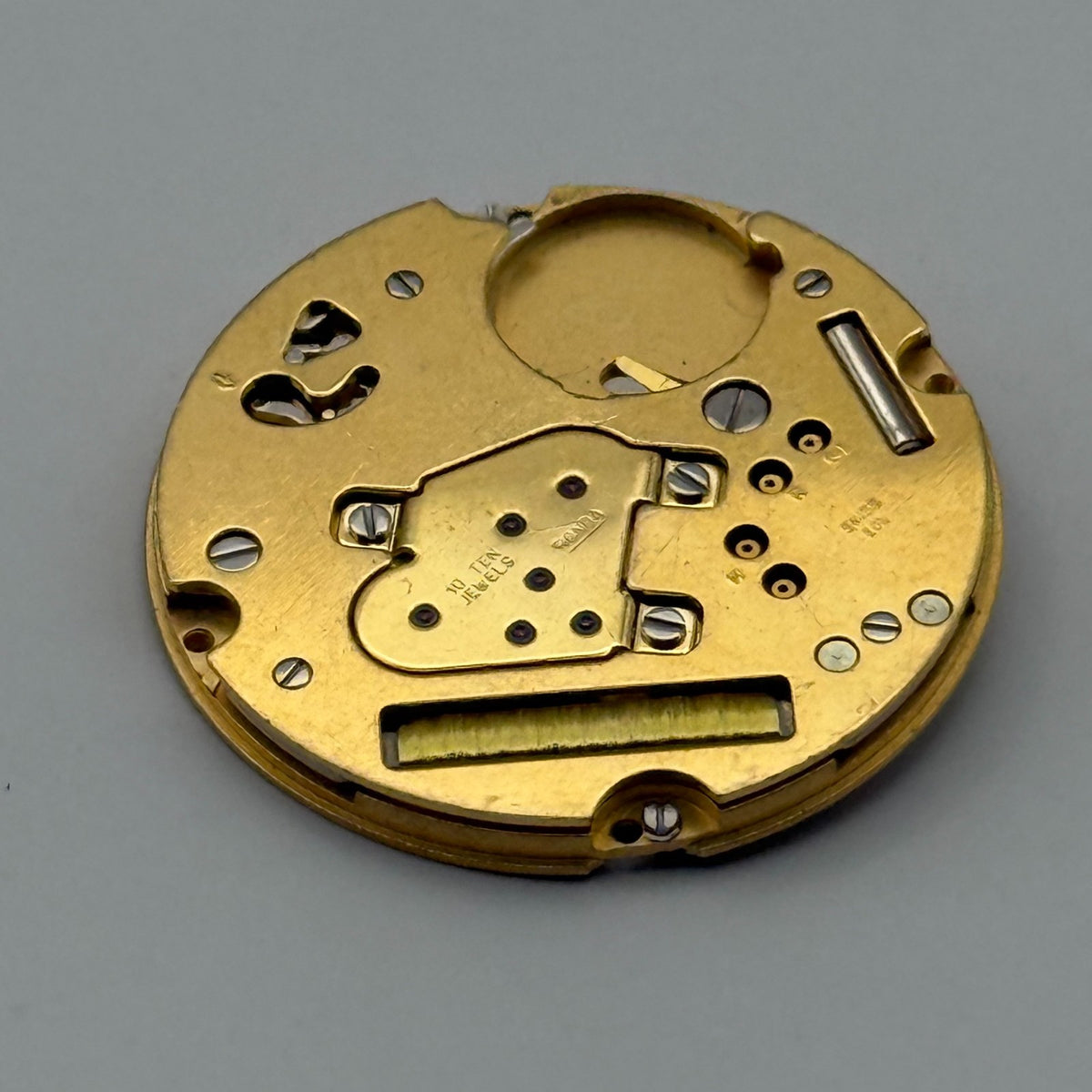 Ronda 1009 Watch Movement - Quartz Date 10 Jewels - For Parts / Repair