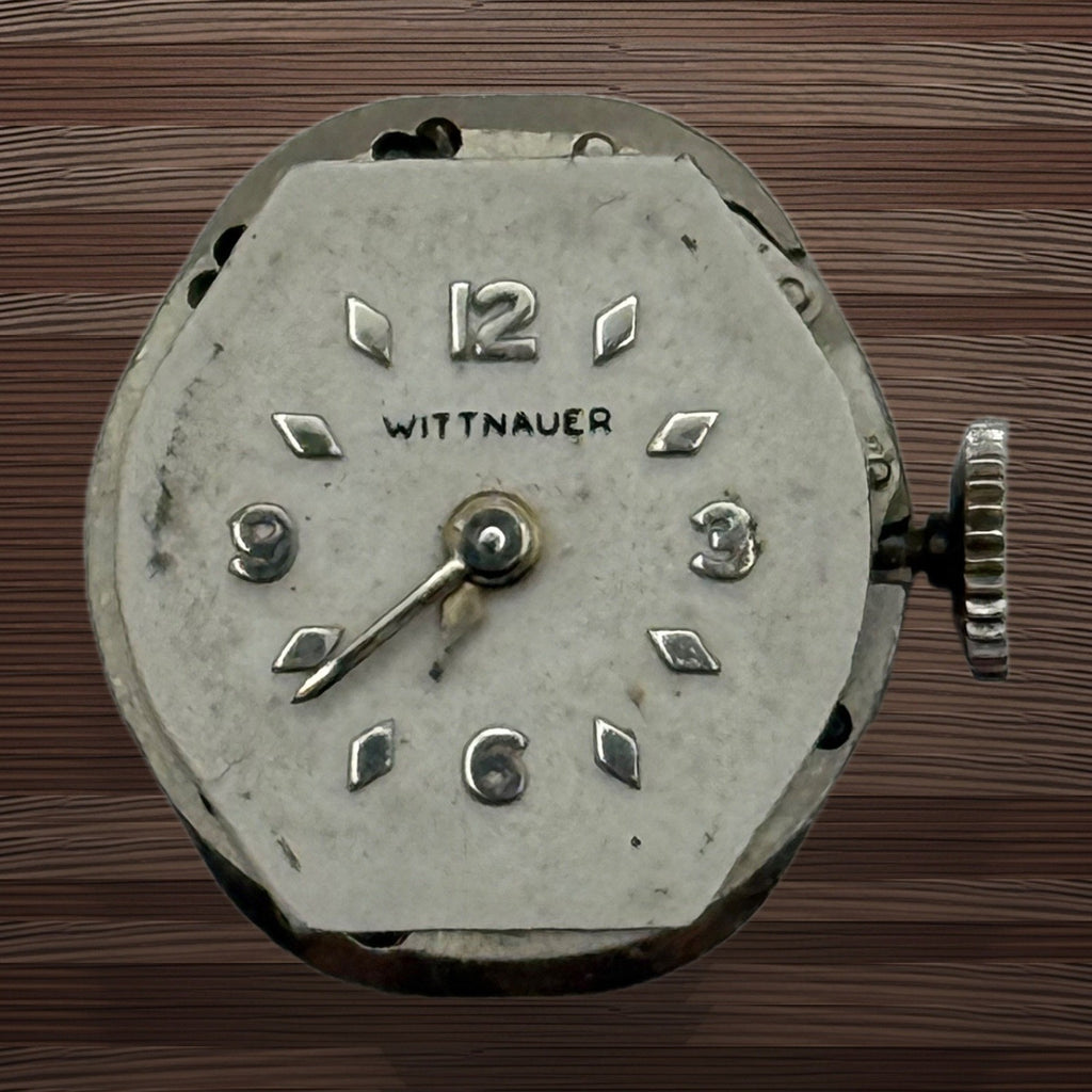 Wittnauer 6W7 Watch Movement - Running - For Parts / Repair - 15.2mm
