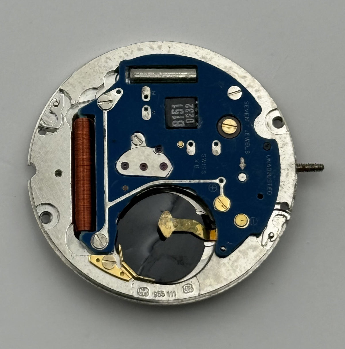ETA 955.111 Watch Movement Quartz Swiss 7 Jewels Parts Repair Spares 25.9mm