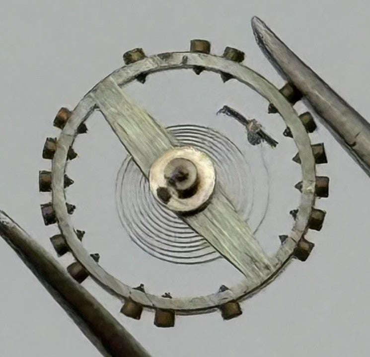 AS 1051 Balance Wheel Complete And Spring 5¼’’’ 34 M Watch Movement Parts