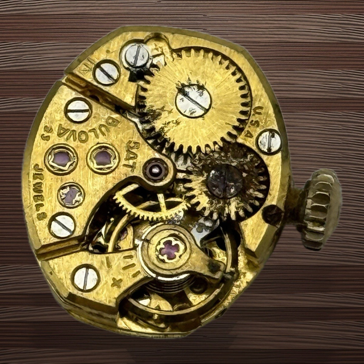Bulova 5AT Watch Movement - Ladies - For Parts / Repair - 13.1mm