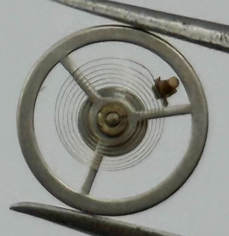 BFG 800 Balance Wheel Complete And Spring Bergeon 117 Watch Movement Parts NOS