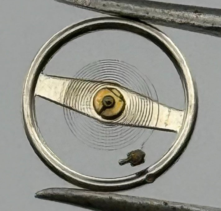 Brac 2051 Balance Wheel Complete And Spring 5½’’’ 69 M Watch Movement Parts NOS