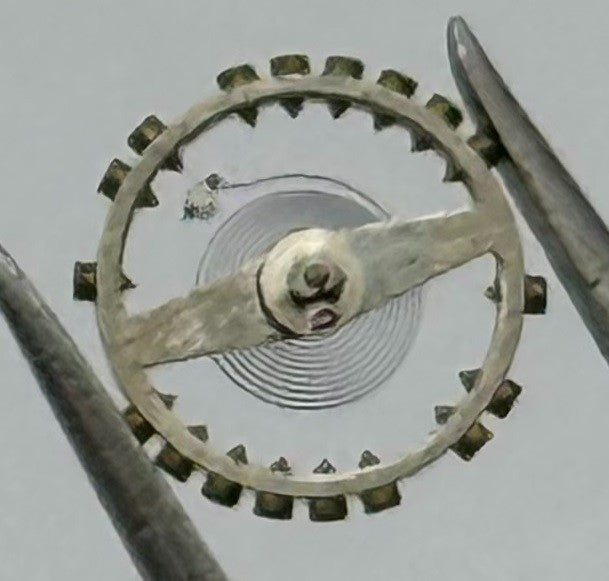 AS 976 1012 Balance Wheel Complete And Spring Renata 29 Watch Movement Parts NOS